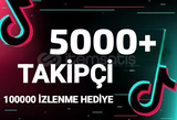 TİKTOK 5000 TAKİPCİ 100000 İZLENME HEDİYE 