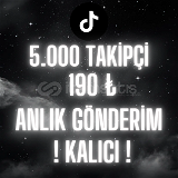 TİKTOK 5.000 TAKİPÇİ / GARANTİLİ!