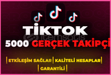 ⭐TİKTOK 5000 Takipçi⭐GARANTİLİ⭐