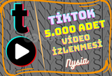 TikTok - 5.000 Video İzlenmesi ⭐