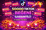 ✅ TİKTOK 50.000 BEĞENİ