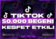 TikTok 50.000 Beğeni+Garanti✅⭐️