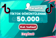 TIKTOK 50.000 GÖRÜNTÜLEME / GARANTİLİ