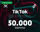 TİKTOK 50.000 İZLENME ANINDA TESLİM!!!