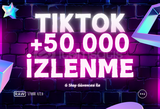 Tiktok 50.000 İzlenme - Hızlı Teslimat - GShop