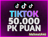 TikTok +50.000 PK Puan | HIZLI