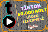 TikTok - 50.000 Video İzlenmesi ⭐