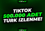 ⭐TikTok 500.000 Adet Türk İzlenme!