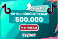 TIKTOK 500.000 GÖRÜNTÜLEME / GARANTİLİ