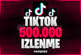 ⭐Tiktok +500.000 İzlenme⭐