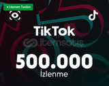 TİKTOK 500.000 İZLENME ANINDA TESLİM!!!