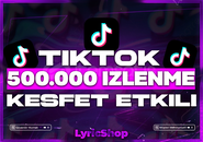 TikTok 500.000 İzlenme+Garanti✅⭐️