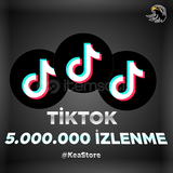 Tiktok 5.000.000 İzlenme K&S