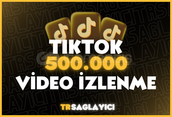 ⚡️ TikTok 500K İzlenme ⚡️ TikTok 500K İzlenme