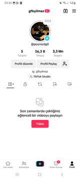 TikTok 56K Gerçek Takipçili hesap