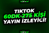 ⭐TikTok 60 Dakika 275 İzleyici!