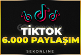 ⭐| TİKTOK +6.000 Paylaşım | ⭐