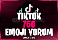 ⭐Tiktok 750 Emoji Yorum - KEŞFET ETKİLİ
