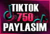 ✨Tiktok | 750 Paylaşım + Garantili✨