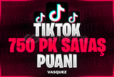 ⭐TİKTOK 750 PK SAVAŞ PUANI⭐