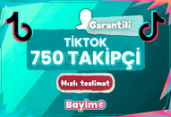 TİKTOK 750 TAKİPÇİ / GARANTİLİ