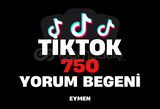 ⭐Tiktok 750 Yorum Beğeni⭐