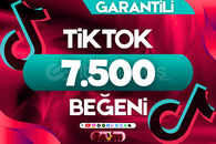 TİKTOK 7.500 BEĞENİ / ÖMÜR BOYU GARANTİLİ