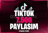 ⭐Tiktok 7500 Gerçek Paylaşım - KEŞFET ETKİLİ