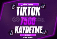 ⭐Tiktok 7500 Kaydetme⭐