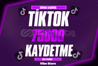 ⭐Tiktok 75.000 Kaydetme⭐