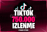⭐Tiktok 750.000 İzlenme⭐