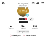 ✨️TİKTOK 7.5K TAKİPÇİ LİVE STUDİO AKTİF HESAP✨️