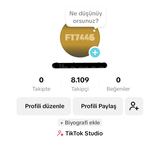 ✨️TİKTOK 7.5K TAKİPÇİ LİVE STUDİO AKTİF HESAP✨️