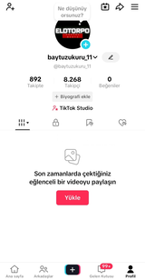 ✨Tiktok 8200 Takipçili Canlı Yayın Açık Hesap