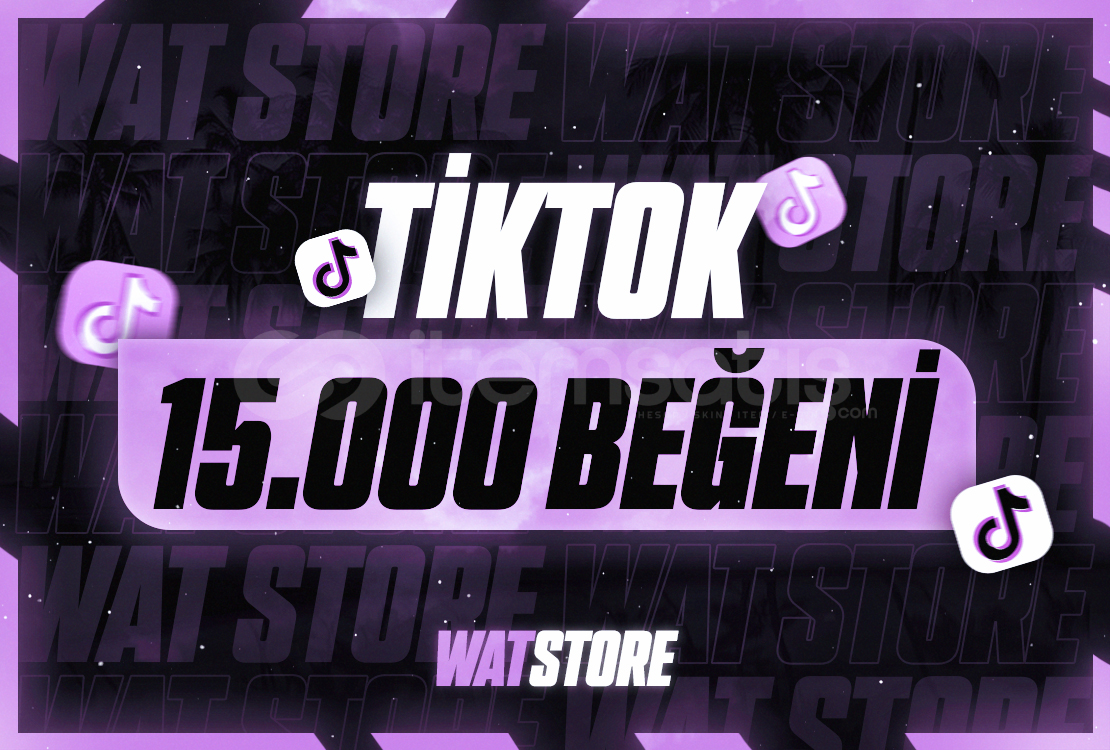 ✨ Tiktok Düşüşsüz! 15.000 Beğeni ✨ Tiktok Düşüşsüz! 15.000 Beğeni