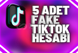 TIKTOK FAKE HESAP- 5 ADET KALİTELİ