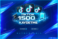 [TİKTOK] GARANTİLİ 1500 GERÇEK KAYDETME