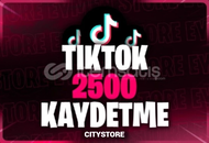 ⭐TikTok 2500 Gerçek Kaydetme [GARANTİLİ]⭐