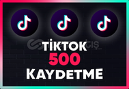 ⭐TikTok [GARANTİLİ] 500 Gerçek Kaydetme⭐