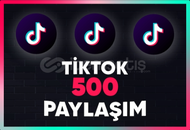 ⭐TikTok [GARANTİLİ] 500 Gerçek Paylaşım⭐