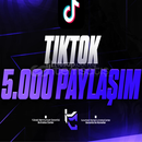 ⭐TikTok [GARANTİLİ] 5000 Gerçek Paylaşım⭐