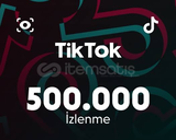 ⭐TikTok [GARANTİLİ] 500000 İzlenme {Anında}⭐