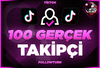 ⭐TİKTOK GERÇEK 100 TAKİPÇİ⭐