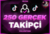 ⭐TİKTOK GERÇEK 250 TAKİPÇİ⭐