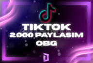 TikTok Gerçek Paylaşım -2.000 Adet