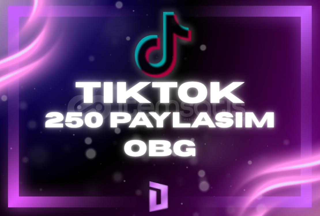 TikTok Gerçek Paylaşım - 250 Adet TikTok Gerçek Paylaşım - 250 Adet
