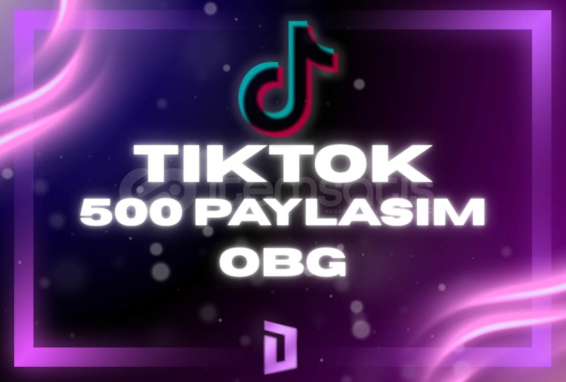 TikTok Gerçek Paylaşım - 500 Adet TikTok Gerçek Paylaşım - 500 Adet
