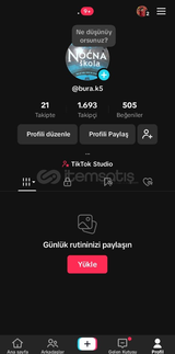 Tiktok gerçek Takipçili hesap