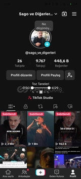 TikTok hesabı