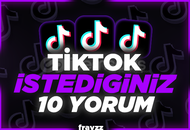⭐Tiktok + İstediğiniz 10 Yorum ⭐